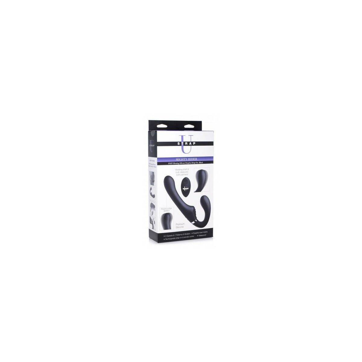 Masturbators Double Penetration XR Melns Silikona